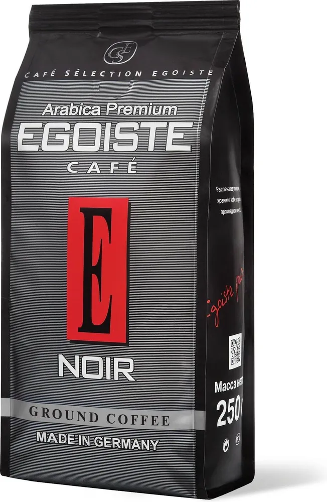 Кофе молотый EGOISTE Noir, 250 г