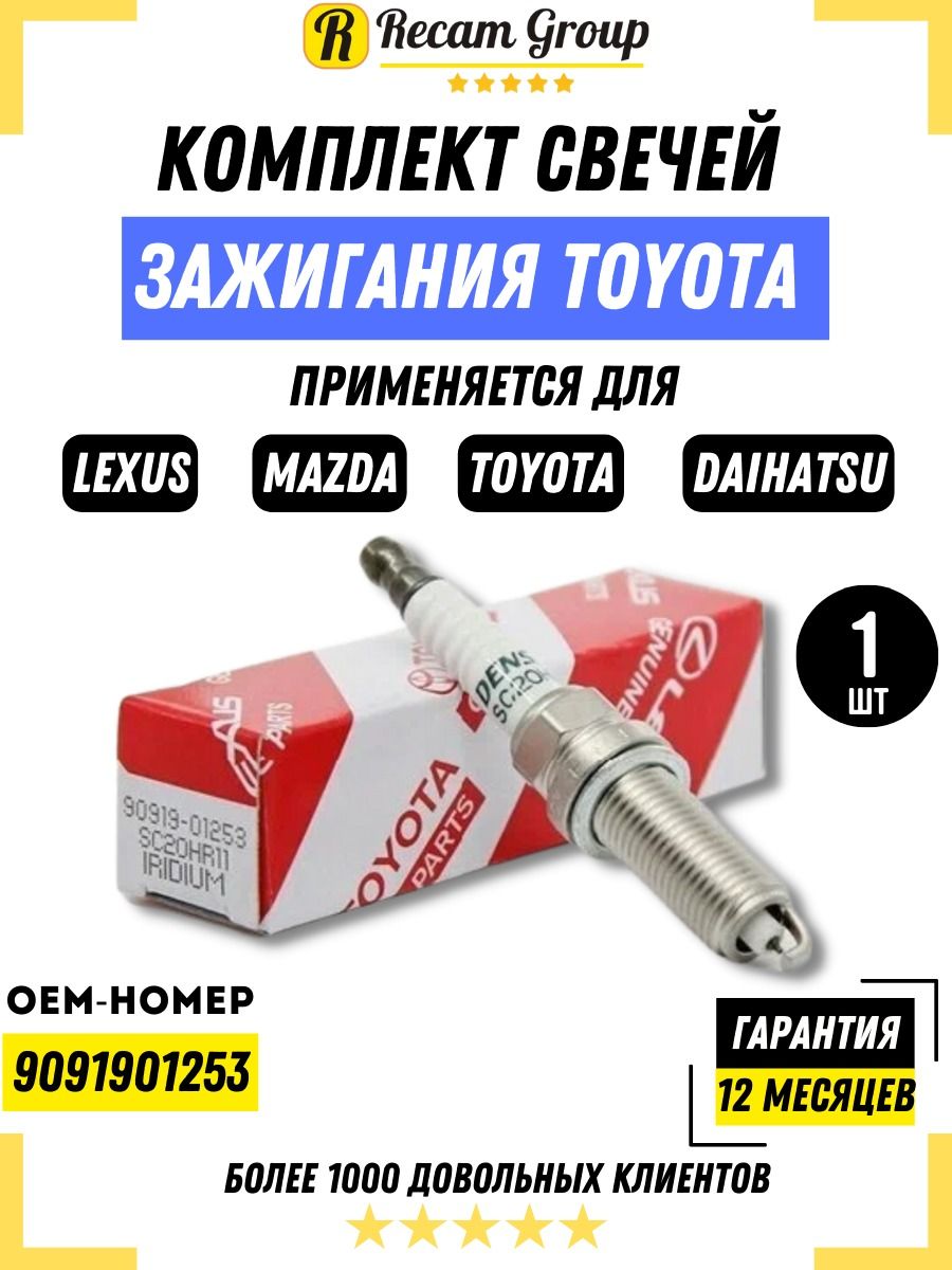 Свеча зажигания Recam Group SC20HR11 - купить по выгодным ценам в ...