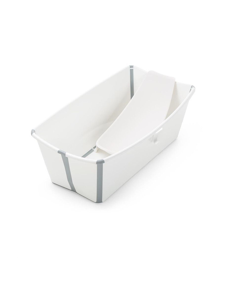 Ванночка с горкой Stokke Flexi Bath Bundle, Tub with Newborn Support White 531501 #1