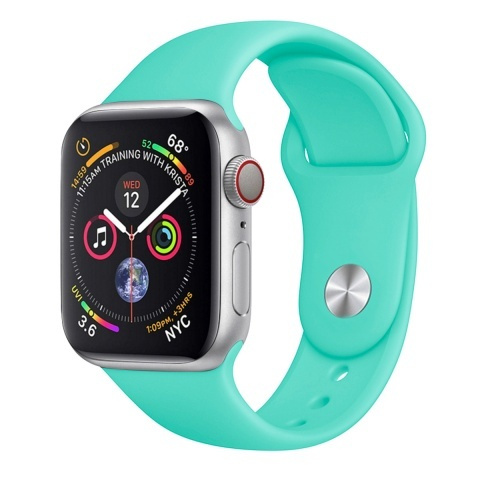 Силиконовый ремешок для Apple Watch 38mm 40mm 41mm 1 2 3 4 5 6 7 8 и SE / браслет на часы apple watch #1