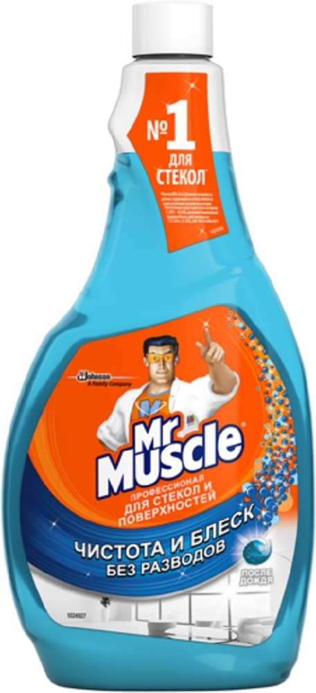Средство для стекол и поверхностей Mr Muscle "После дождя", сменная бутылка 500 мл  #1