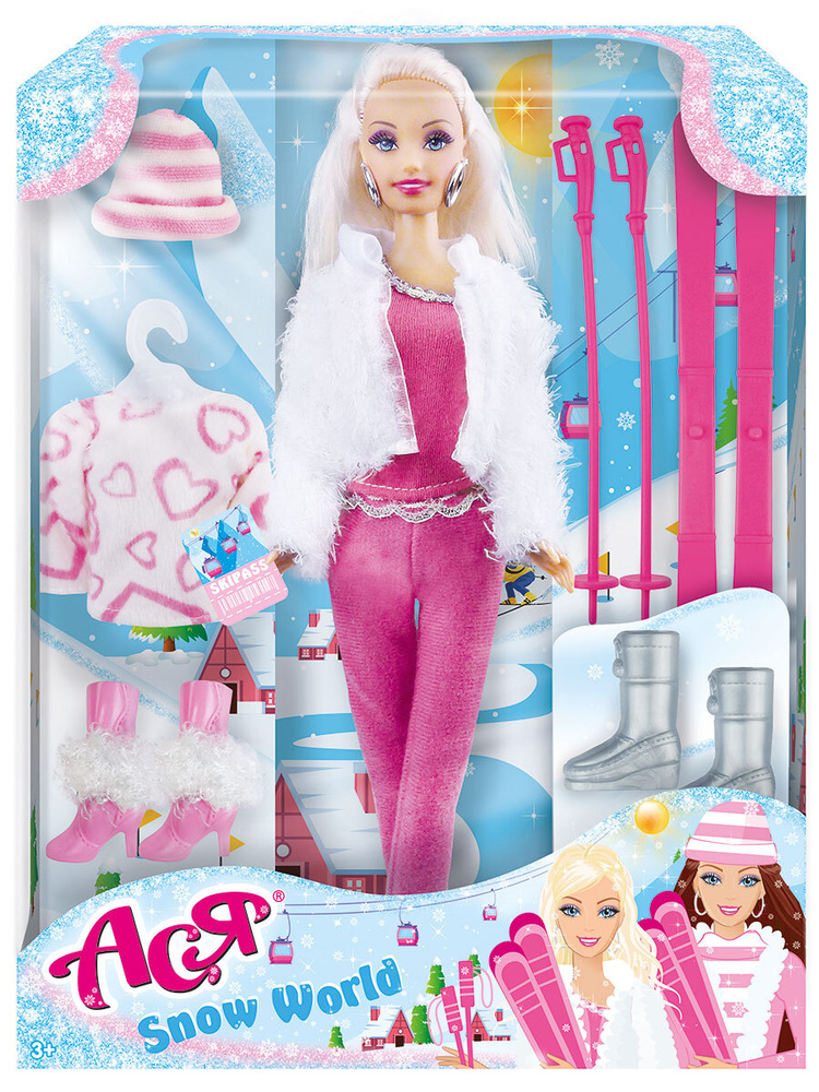 Кукла Ася "Зимняя красавица" 28 см вариант 2 #1