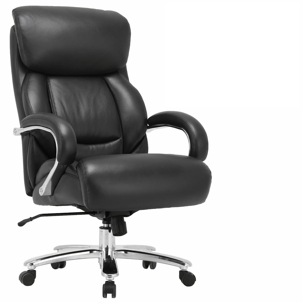 Компьютерное, офисное, удобное кресло (стул) для руководителя с подлокотниками Brabix Premium "Pride #1