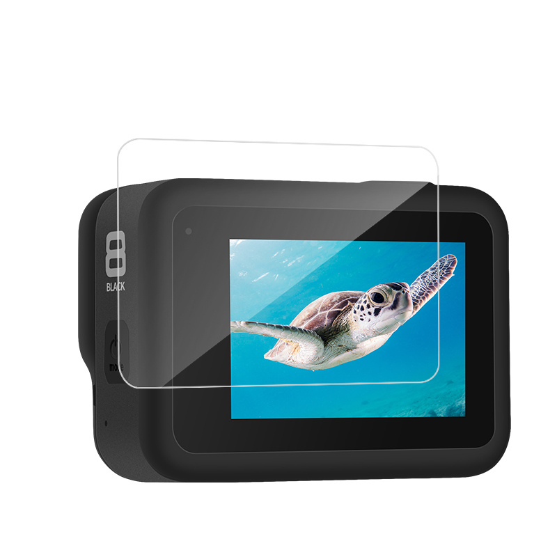 Защитное стекло для экрана и линзы для экшн-камеры GoPro Hero 8 Telesin  #1