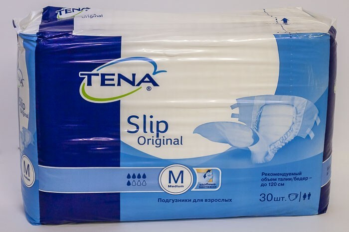  TENA Slip Original Подгузники для взрослых M 75-110см 5 капель #1