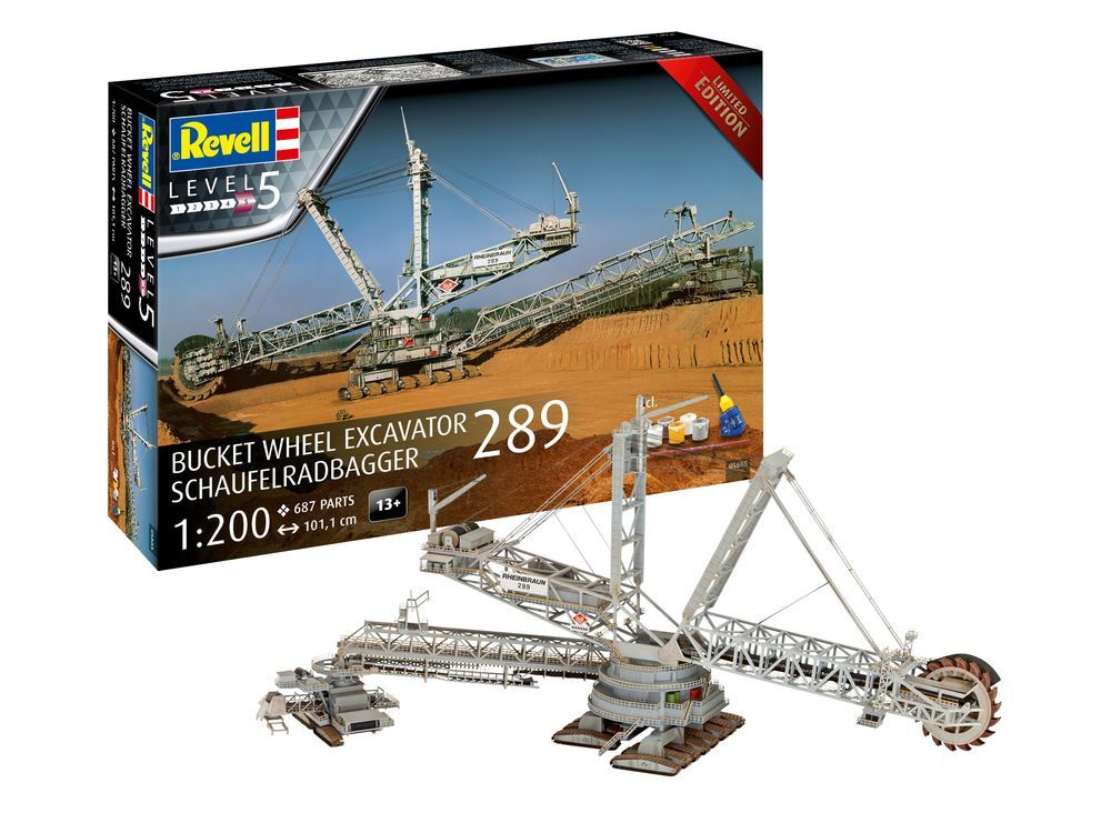 Модель для сборки Revell Подарочный набор Роторный экскаватор Bucket Wheel Excavator 289 / Schaufelradbagger #1