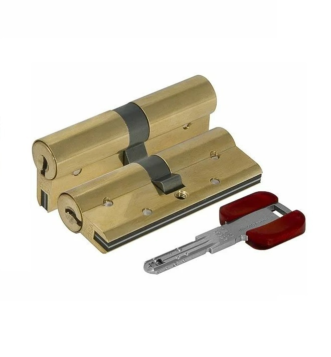Цилиндровый механизм CISA RS3 S 90 мм(45+45) ключ/ключ латунь (личинка замка, сердцевина, секретка, врезной, #1