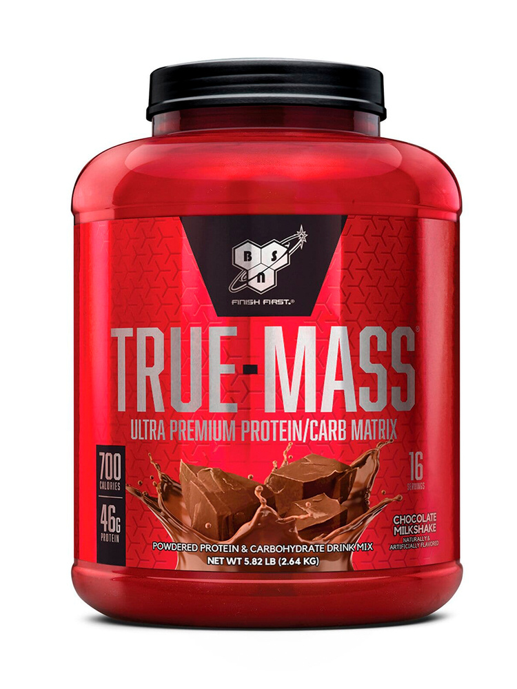 Гейнер BSN True Mass 2640 гр Шоколадный молочный коктейль #1