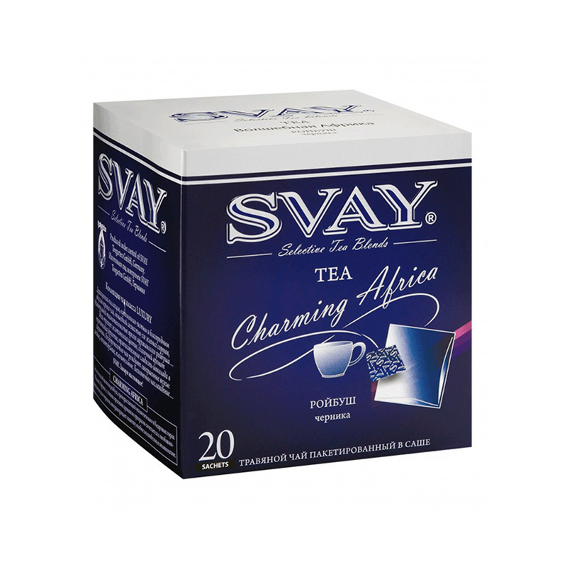 Чай Svay Charming Africa (ройбуш с ореховым ароматом и вкусом черники), 20шт  #1