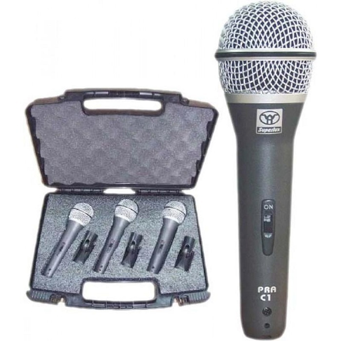 Superlux Микрофон для живого вокала PRAC3, черно-серый, черный  #1