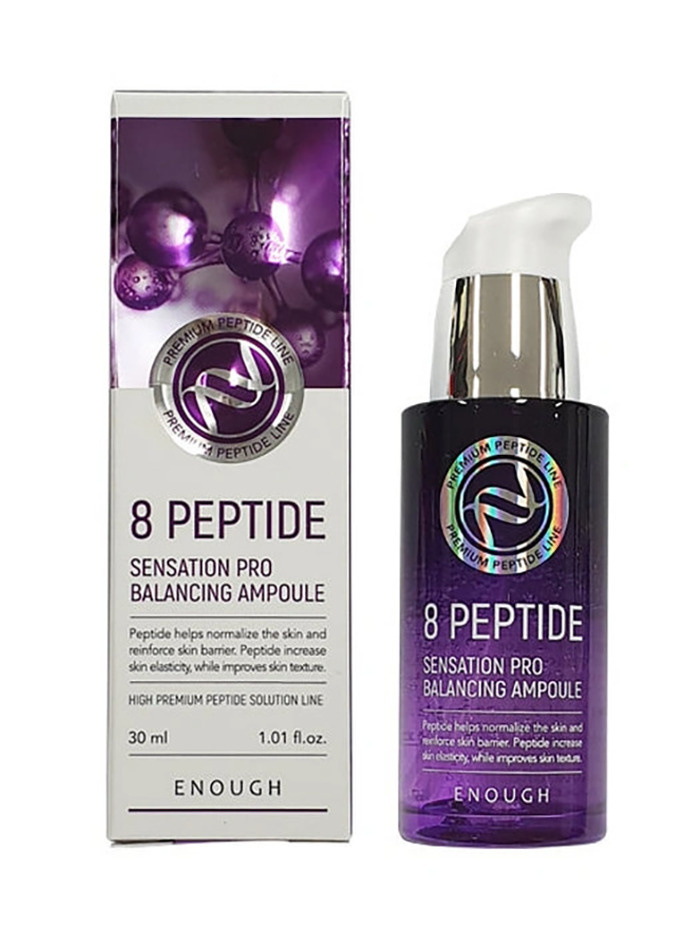 Enough 8p Сыворотка для лица с пептидным комплексом 8 peptide sensation pro balancing ampoule  #1