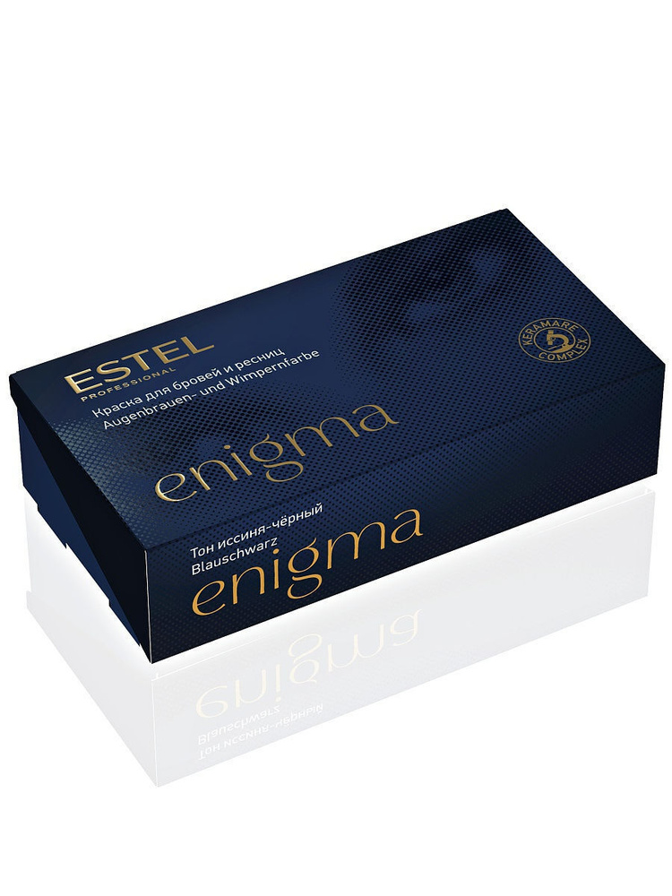 Estel Enigma Краска для бровей и ресниц Тон Иссиня-черный #1
