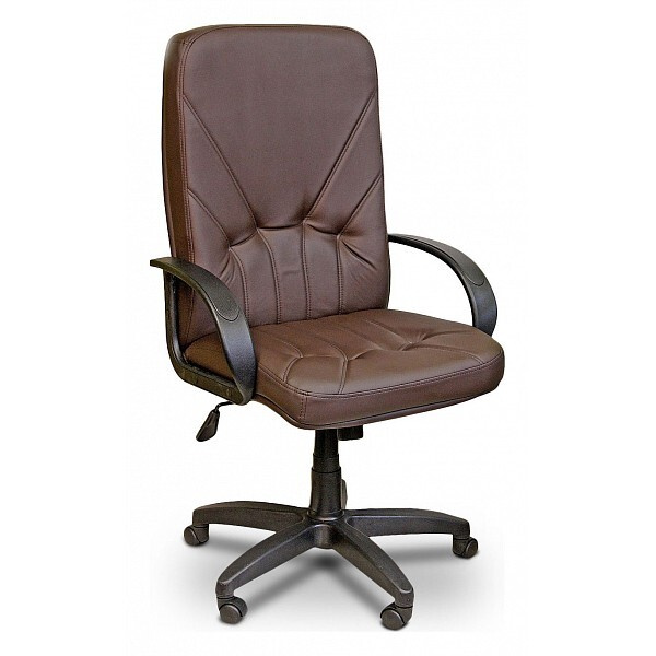 Креслов Игровое компьютерное кресло, Экокожа, коричневая,темная  #1