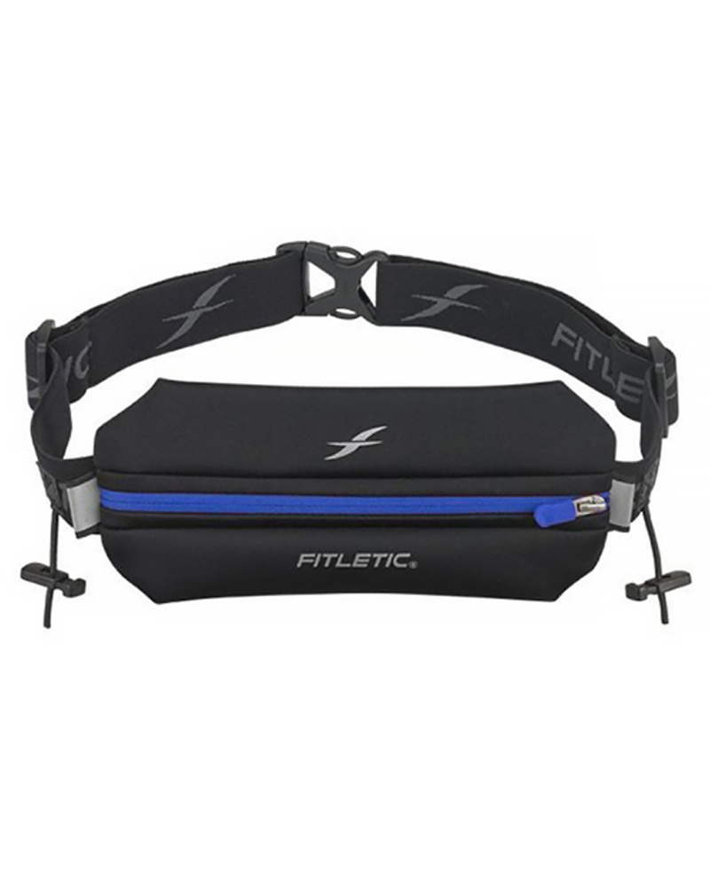 Беговая сумка на пояс Fitletic NEO Racing, цвет черный/синий #1