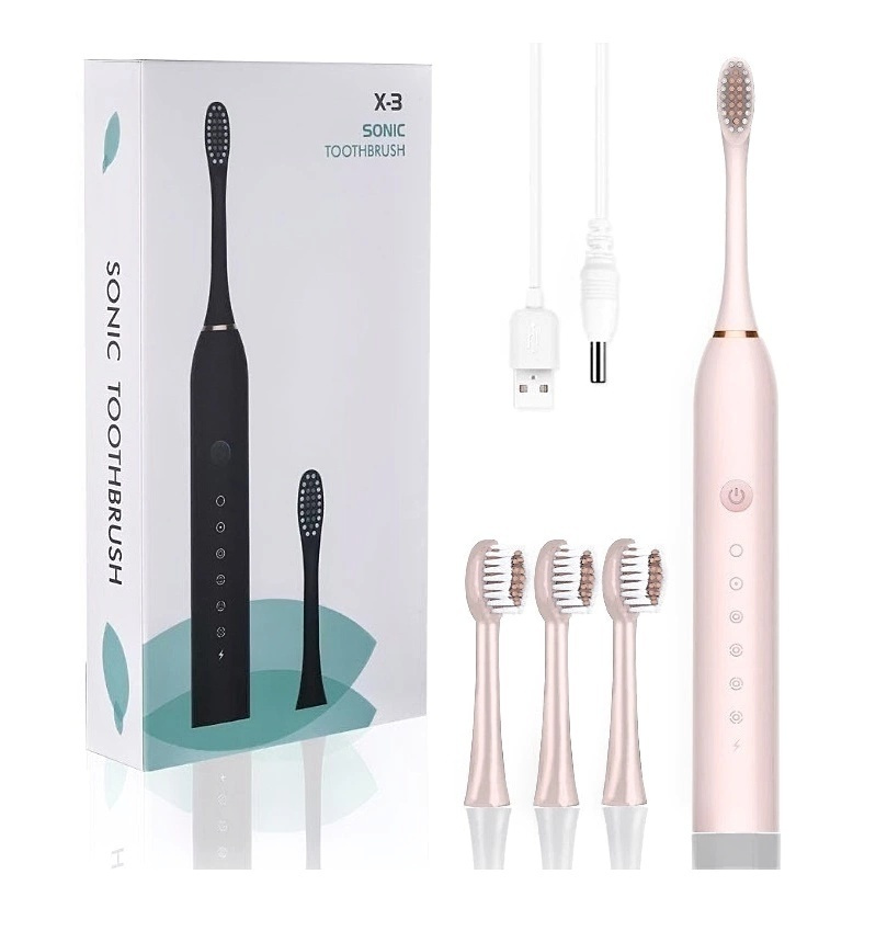 all4you Электрическая зубная щетка TOOTHBRUSH X-3 P, розовый #1