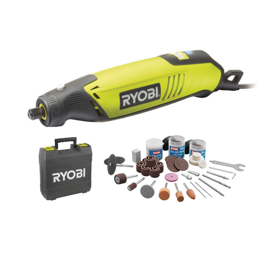 Машина прямая шлифовальная электрическая Ryobi EHT150V с 115  принадлежностями