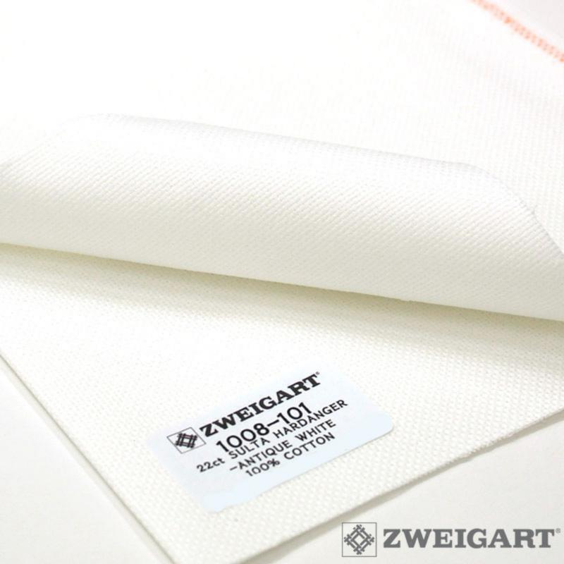 Канва для вышивания Zweigart 1008/101 Sulta Hardanger 22 (36х46см) молочный  #1