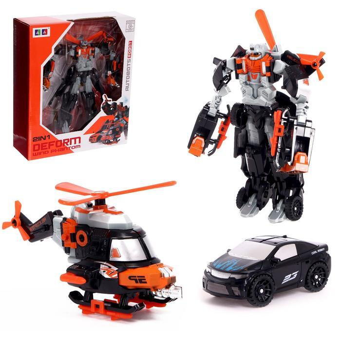 Робот "Шторм", трансформируется, 2 собираются в 1 робота #1
