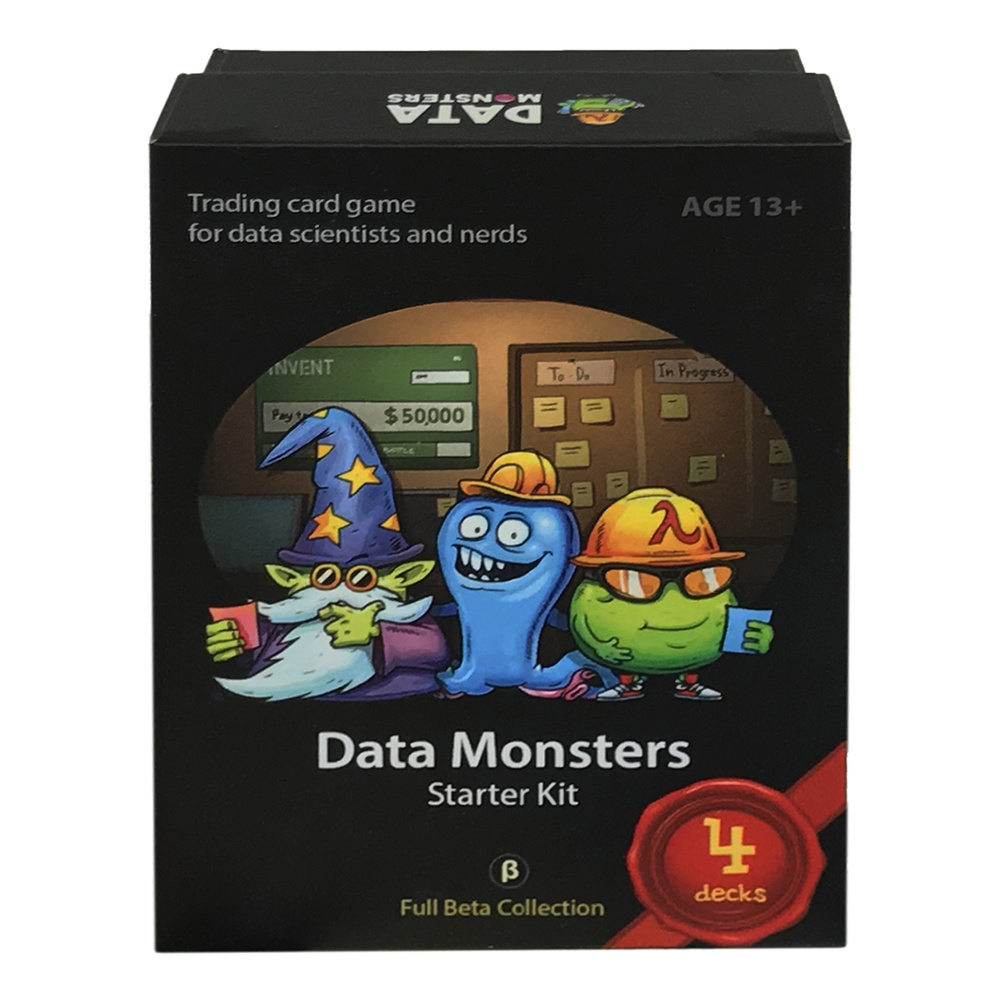 Настольная игра Геменот Data Monsters. Коллекционная карточная игра для фанатов машинного обучения, программистов, #1
