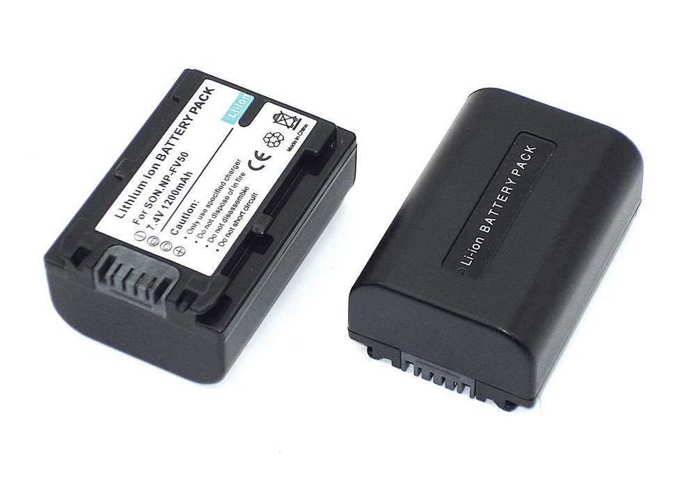 Аккумуляторная батарея для видеокамеры Sony DCR-DVD (NP-FV50) 7,4V 1200mAh  #1