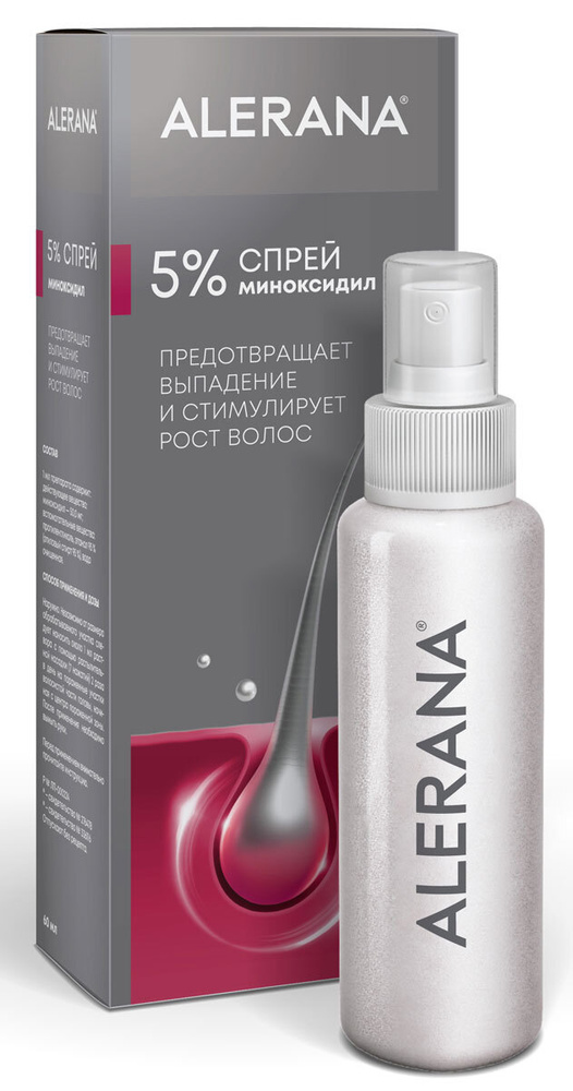 Алерана спрей для наружного применения 5% флакон 60мл — купить в ...
