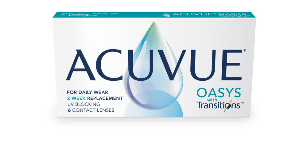 ACUVUE Контактные линзы Oasys With Transitions, 6 шт., -5.50 / 8.4/ 2 ...