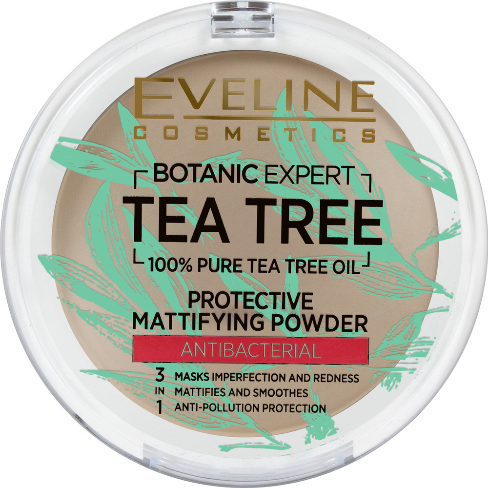 Eveline Cosmetics Пудра для лица BOTANIC EXPERT Матирующая антибактериальная 3в1 № 003 - LIGHT BEIGE #1
