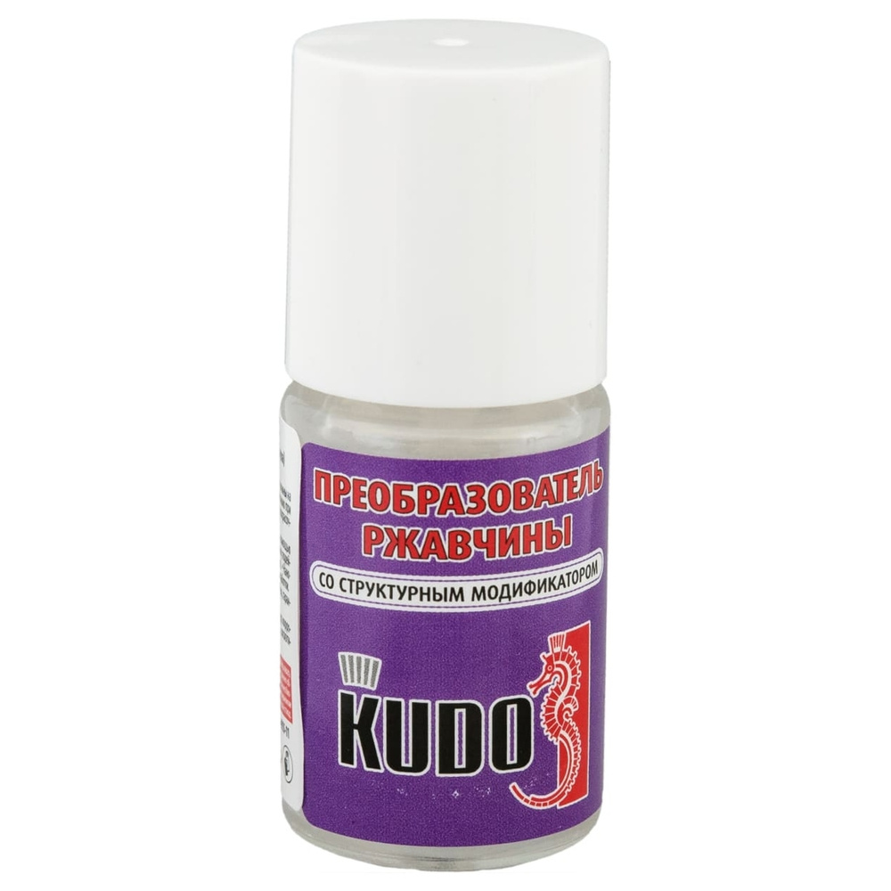 Преобразователь ржавчины KUDO, гель, с кистью, 15мл #1