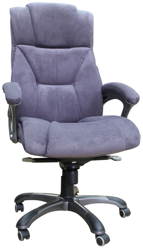 TUTKRESLA Игровое компьютерное кресло, Микровельвет, серый.  #1