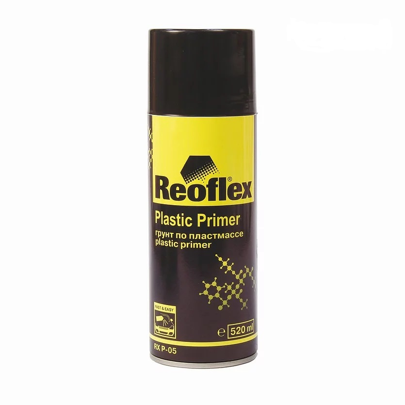 REOFLEX Грунт по пластмассе аэрозоль Plastic Primer Spray RX P-05 (прозрачный)  #1