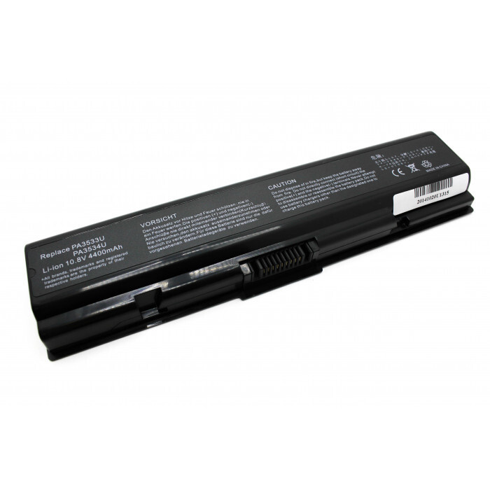 Аккумулятор для ноутбука Toshiba 4400 мАч, (PA3534U-1BRS, PA3534U-1BAS, PA3533U-1BRS, PA3533U-1BAS, PA3535U-1BRS, #1