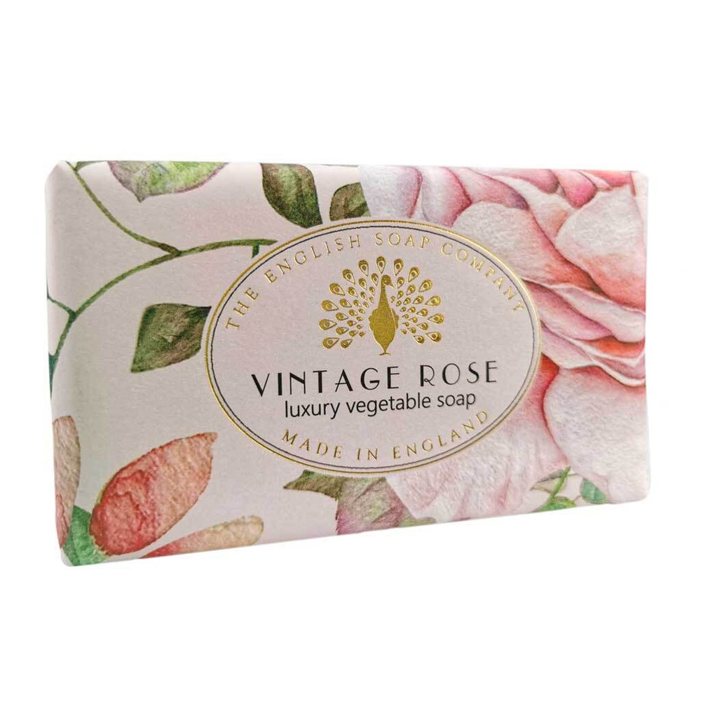 THE ENGLISH SOAP COMPANY Натуральное твердое мыло Летняя роза Vintage, 190 г  #1