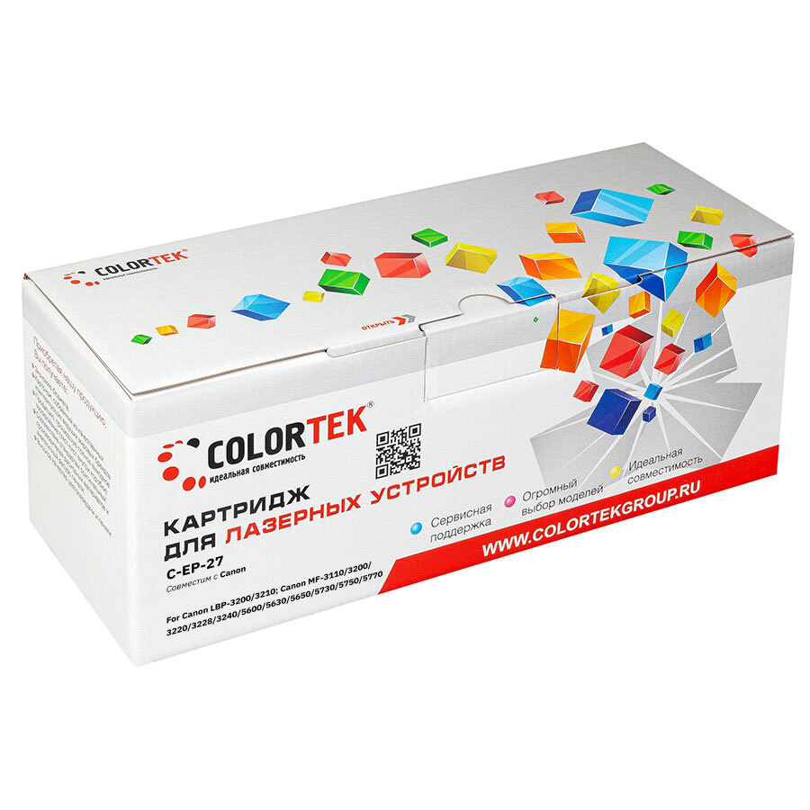 Картридж лазерный Colortek EP27 для принтеров Canon #1