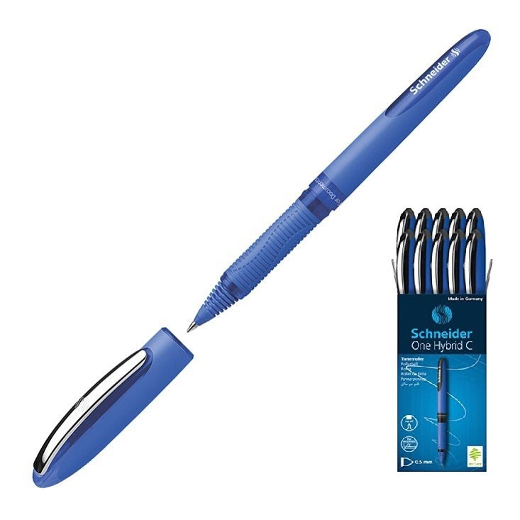 Schneider Ручка Роллер, толщина линии: 0.3 мм, цвет: Синий, 10 шт.  #1