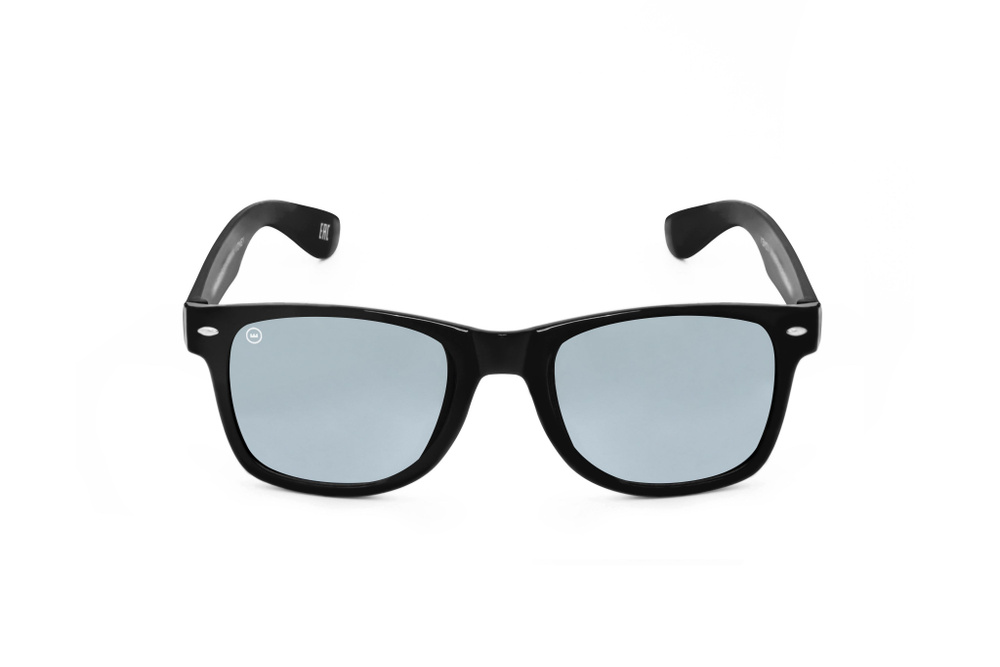 KAR Wayfarer Silver Mirror Lens Black /Очки солнцезащитные мужские/очки солнце защитные мужские/солнечные #1