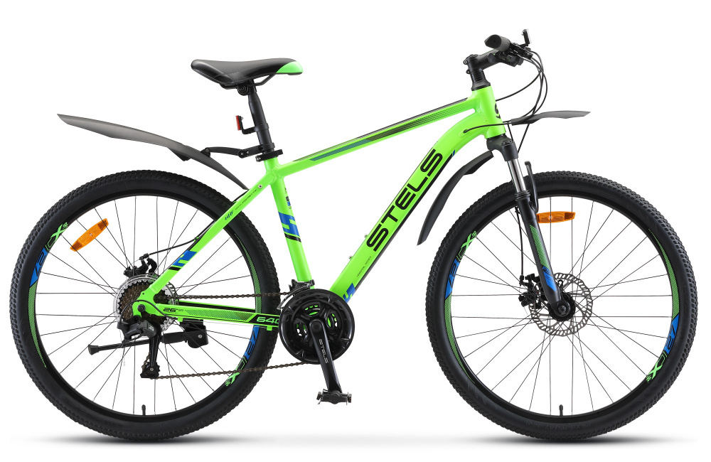 Велосипед взрослый 26" Stels Navigator 640 MD V010 (рама 17) (ALU рама) Зеленый На рост 156-170 см.  #1