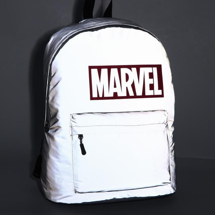 Рюкзак светоотражающий, 30 см х 15 см х 42 см "Герои", Мстители  #1