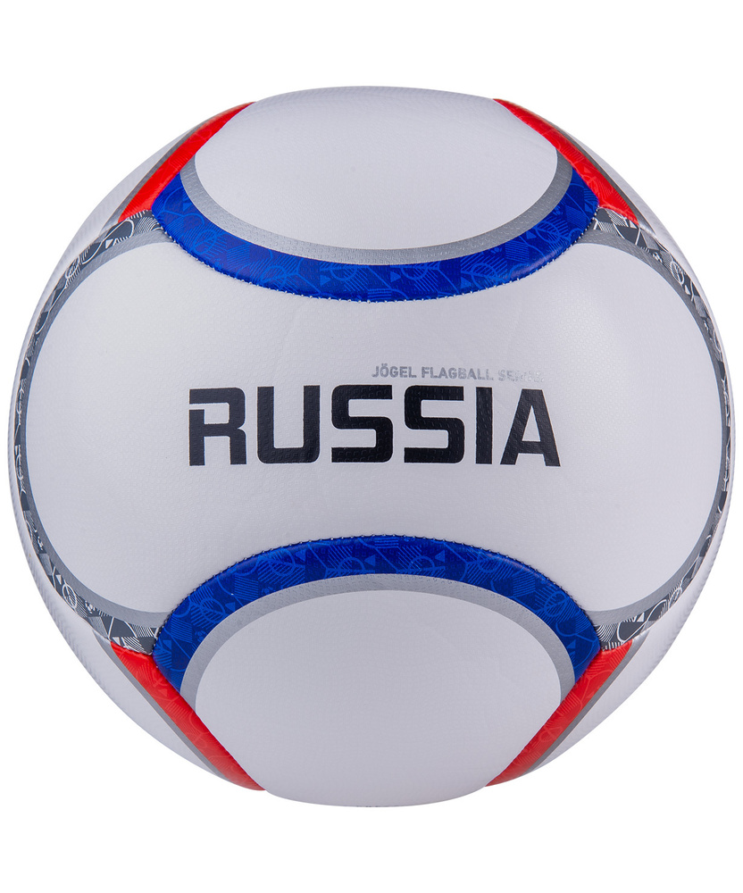 Мяч футбольный JOGEL Flagball Russia, №5, белый #1