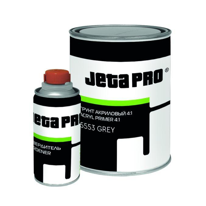 5553 Грунт наполнитель Jeta Pro 4+1 серый. 0,8+0,2 комплект с отвердителем.555  #1