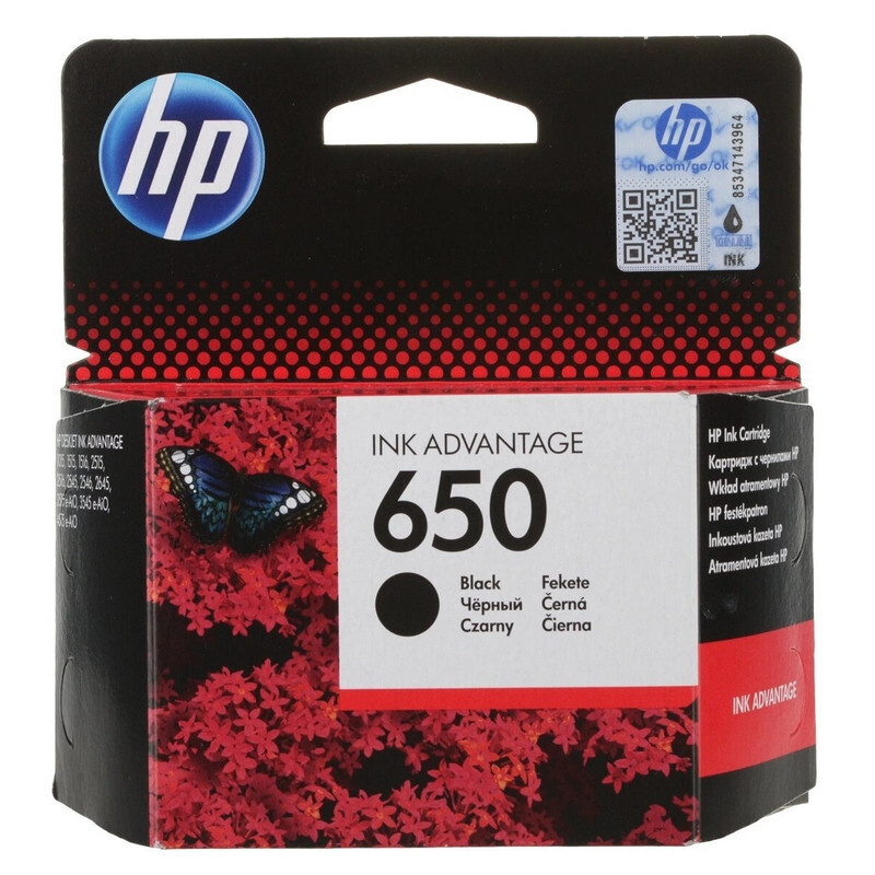 Картридж струйный HP 650 CZ101 чер. для DJ Ink Advantage 2515/3515 #1