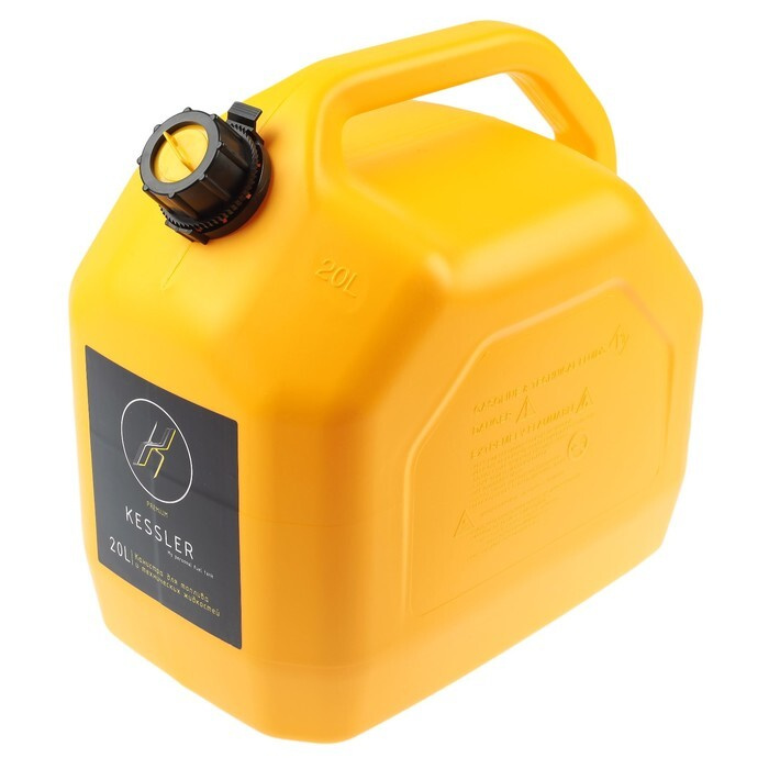 Канистра ГСМ Kessler premium, 20 литров, пластиковая, желтая #1