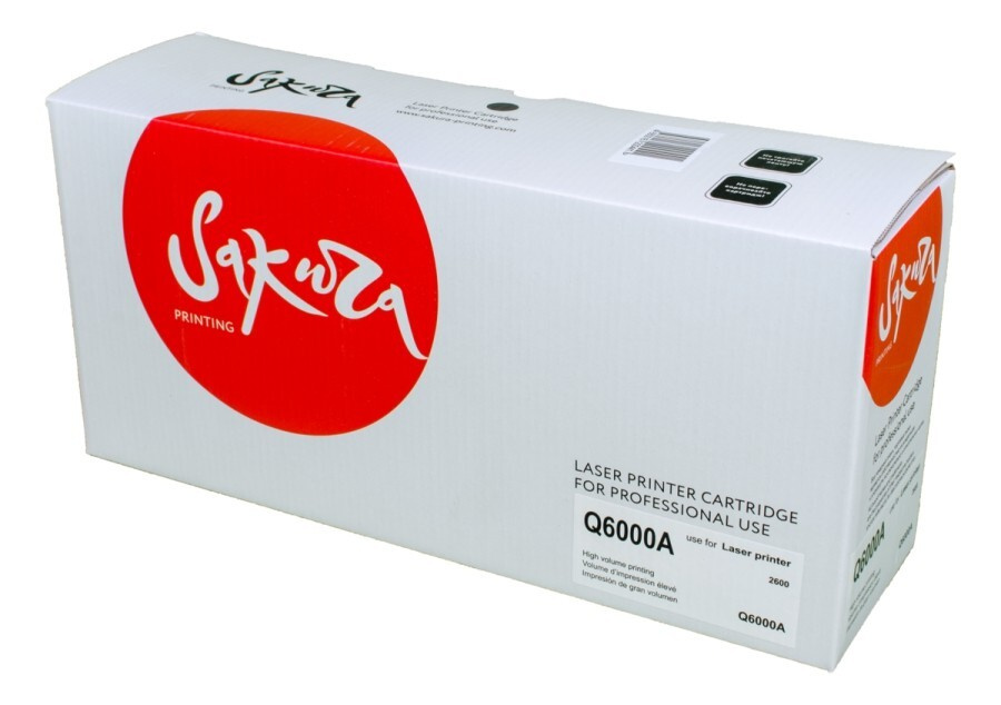 Картридж Q6000A (124A) Black для принтера HP Color LaserJet 1600; 2600; 2600N #1