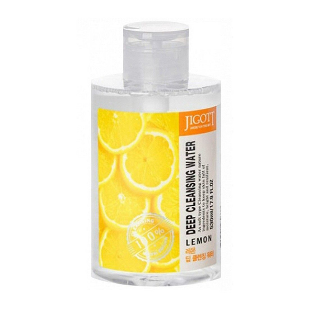 Jigott Очищающая вода с экстрактом лимона, 530 мл #1