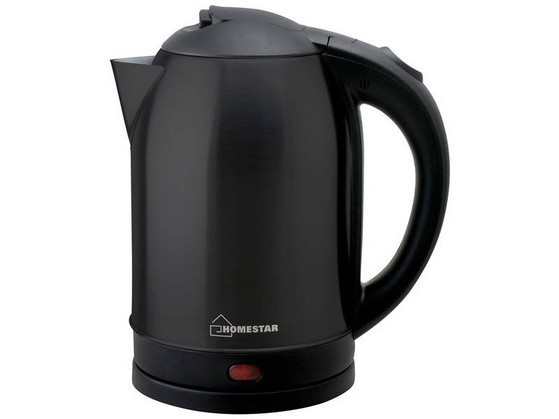 Чайник электрический HOMESTAR HS-1009 black (002995) нержавейка черный  #1