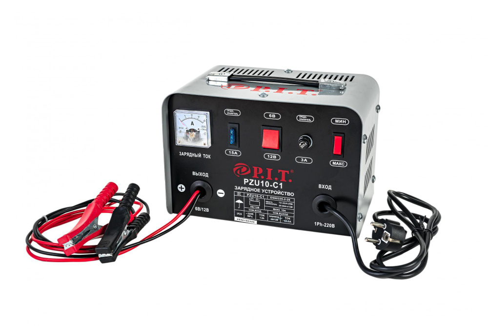 Зарядное устройство P.I.T. МАСТЕР PZU10-C1 / зарядка для АКБ - купить с ...