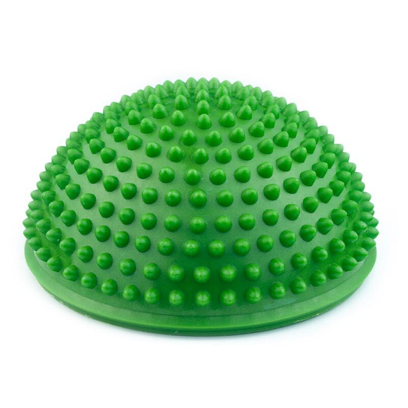 Полусфера массажная Estafit 15 см балансировочная подушка для фитнеса диск босу, зеленая  #1