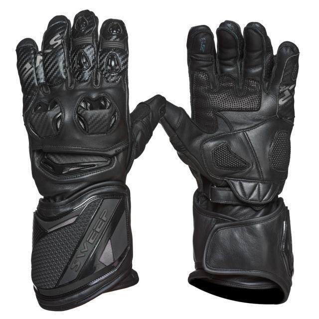 Sweep перчатки кожаные Chicane Черные XS #1