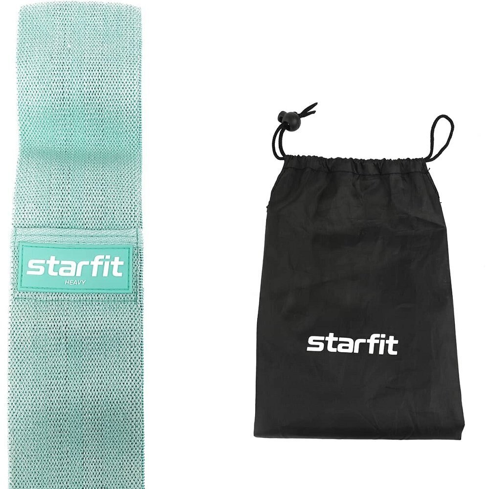 Мини-эспандер StarFit ES-204 тканевый, высокая нагрузка, мятный  #1