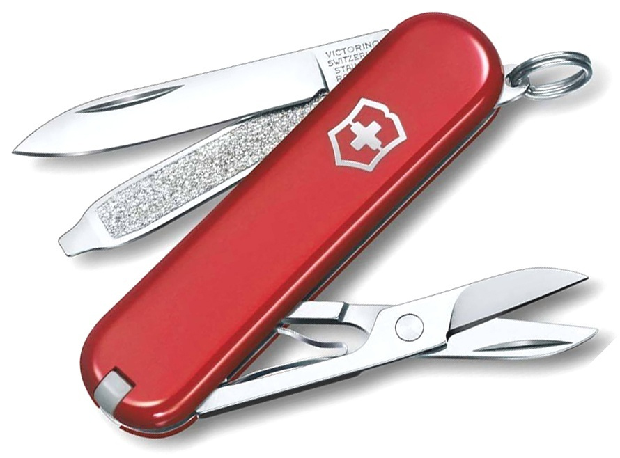 Швейцарский, складной нож-брелок VICTORINOX Classic "Style Icon" 0.6223.G, длина лезвия 40 мм, 58 мм, #1