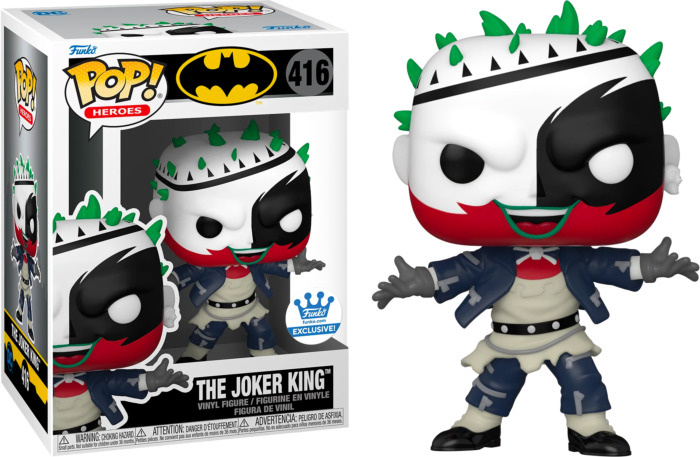 Фигурка Funko POP! Heroes DC The Joker King (Стикер Funko Shop) #1